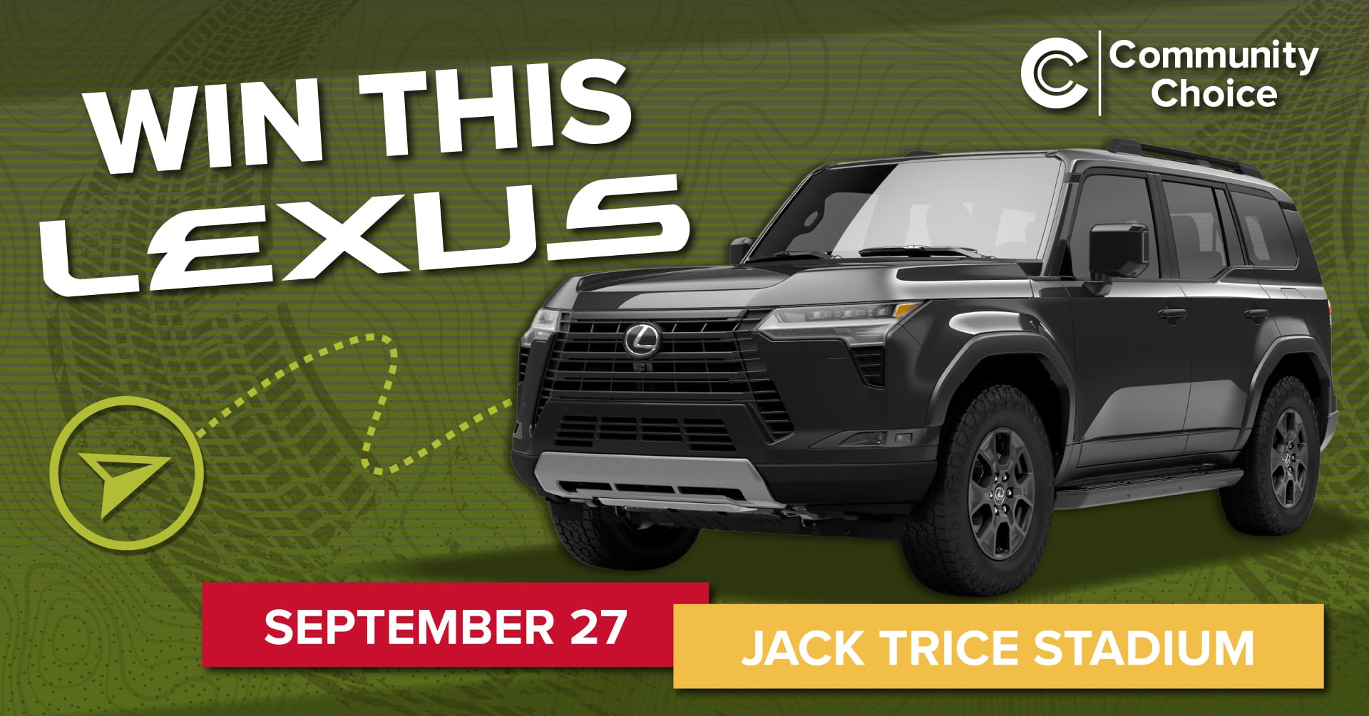Win this Lexus from Community Choice